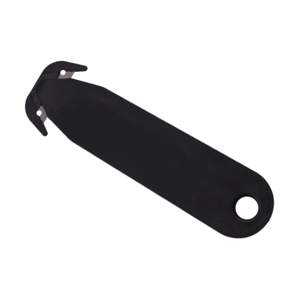 Cardboard Cutter With Durable Plastic Handle, Double Edge Blade, Retractable Ergonomic Safety Knife For Packages - Black 6447073113789