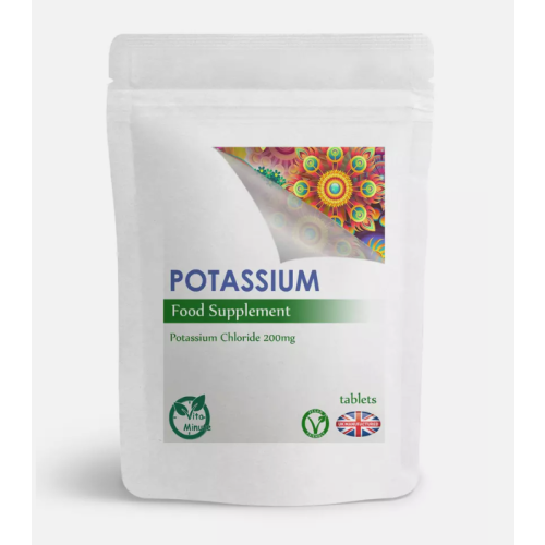 Potassium Chloride Tablets - 200mg - 120 tablets - High Strength, UK