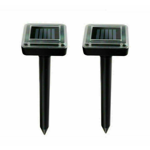 Solar Power Ultrasonic Pest Animal Repeller Pet Scarer Control 2PCS
