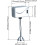 Automatic Sensor Urinal Valves Replacement Urinal Flush Valves Bathroom WC Accessories Durable and Water-Saving 3