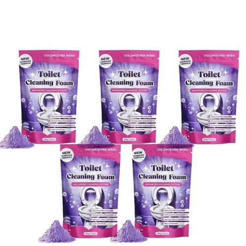 (5pcs)1-5x Fizzclean Toilet Foam Cleaner, Insta-Action Fizzclean Foam Cleaner