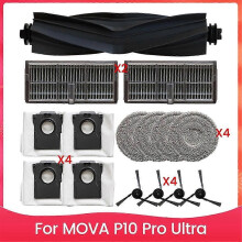 Geeignet für Für MOVA P10 Pro Ultra Robotic Staubsauger Ersatzteile Wichtigsten Seite Pinsel Mopp Pa