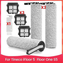 passend als Ersatzbürstenrolle für Tineco IFloor 5, Floor One S5 Akku-Staubsaugerbürste