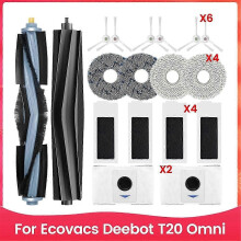 Geeignet für Für Ecovacs Deebot T20 Omni Staubsauger Ersatzteile Kits Wichtigsten Seite Pinsel HEPA-