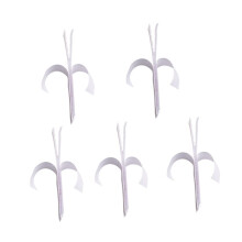 Self-Adhesive Table Skirt Pack of 5 Hook Tape 10x2.5x0.4cm Wall Mounted Easy Install for Parties and Events