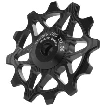 CNC-gefertigte MEROCA 12T Aluminium-Jockey-Rolle für sanftes Schalten