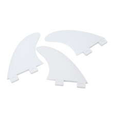 3-teiliges PVC Surfboard Fin Ersatz-Set für Paddle Boards Outdoor Weiß