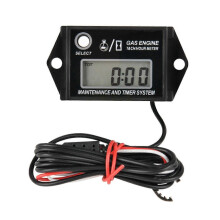 geeignet für LCD-Digital-Tachometer, Drehzahl-/Stundenzähler für Gasmotoren, rücksetzbarer Drehzahlt