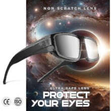 Sonnenfinsternisbrille (2er-Pack) 2024 CE- und ISO-zertifizierte, sichere Sonnenbrillen, geeignet fü