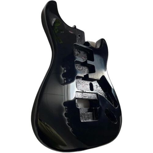 Electric Guitar Kit for Beginners, Professional Black Gloss Finish, Durable Solid Body, Starter Bundle with Accessories 2