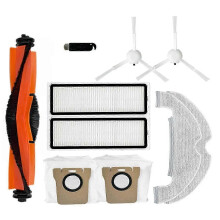 Geeignet für Hauptseitenbürste Hepa-Filter Mopptuch Staubbeutel für Xiaomi X10 Roboter-Staubsaugerzu