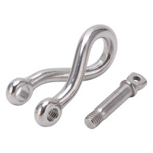 Edelstahl-Twist-Karabiner Marine-Qualität 8 mm Yachtboot-Ankerkarabiner (M8)