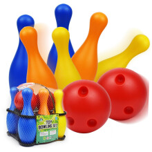 Kids Bowling Set - 10 High-Quality Plastic Pins and Balls with Score Cards - Indoor and Outdoor Fun for Boys and Girls