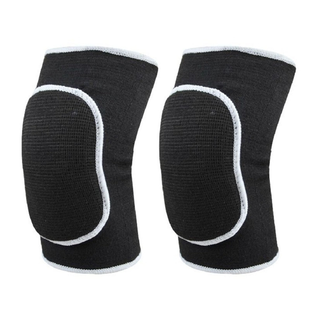 Knee Pads for Sports, Premium Black Soft Shock Absorbing Knee Elbow Support with Thick Sponge Padding, Size S-image-OPC-PK526SG-NEW