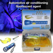 geeignet für Auto-Lecksucher, Klimaanlage, A/C-System, Lecktest-Kit mit LED-Taschenlampe – 1 Set-CHE