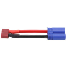 T weiblich zu EC5 männlich Drahtstecker 12AWG für RC Auto & Flugzeugmodell