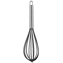 Manueller Edelstahlgriff Silikon Mehrzweck-Schneebesen Kuchen Sahnebesen Handmixer Backen