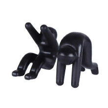 2Pcs Mann Geformt Pan Topf Deckel Halter Hitze-wider Überlauf Verhindern Topf Abdeckung Stehen Gadge