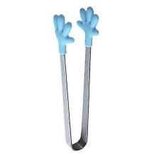 Kleine Palm Edelstahl Silikon Zucker Tong Lebensmittel Clip Clamp Home Küche Werkzeug