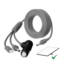 geeignet für Mini 3 in 1 DC Power Kabel Wasserdichte Verlängerung Mini USB C 12-20V Feuerzeug Stecke