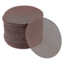 50 Stück 5 Zoll Abranet Schleifgitter Anti-Clog Hakenschlaufe Staubfreies Netz Schleifpapier 400er K