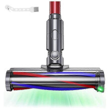 Staubsauger passend für V7 V8 V10 V11 V15 Staubsauger Bodendüse Bürste mit LED, beleuchtet versteckt