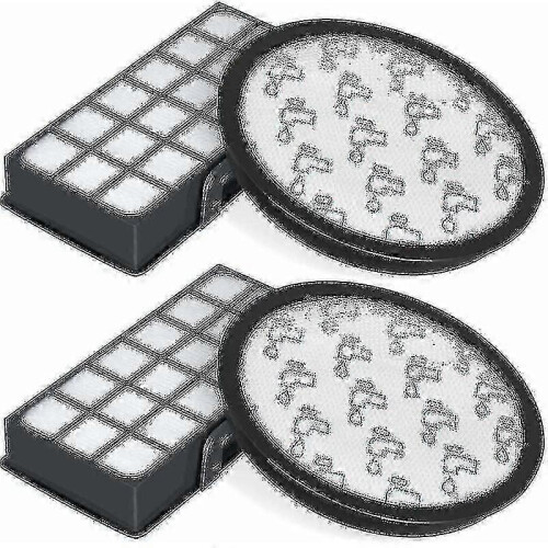 2er Set Hepa-Filter passend für Rowenta Silence Force Cyclonic 4aaaa Ro7647ea Ro7663ea Ro7676ea