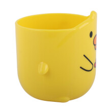 Niedliche Ente Cartoon-Zahnbürstenbecher 300ml PP Badezimmer Wasserbecher