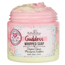 Bella & Bear Goddess Whipped Soap feuchtigkeitsspendende Schlagseife, Creme und Krperwasch-Hautpflegeprodukt parabenfrei, tierversuchsfrei, vega