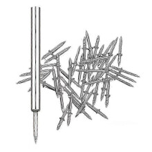 100Pcs Doppel-Kopf Sockel Gewinde Nahtlose Nagel, Sockel Linie Ohne Markierungen Nagel, Nahtlose Nag