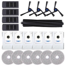 Geeignet für X2 Omni Roboter Vakuum Wichtigsten Seite Pinsel Hepa-Filter Mopp Tuch Staub Taschen Zub