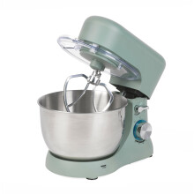 Progress EK5234PTEAL Go Bake Stand Mixer- Large Electric Whisk with 4L Stainless Steel Bowl, 8 Speeds and Pulse Function, Mixing Beater, Dough Hook,