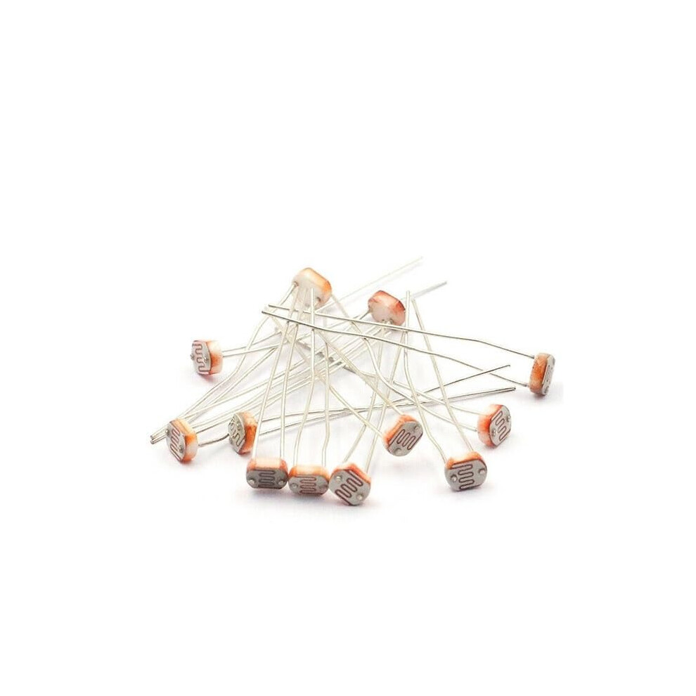 Ldr Photoresistor Light-Dependent Resistor 5Mm Gl5506/5516/5528/5537/5539/5549 Gl12528 12Mm 10Pcs High Sensitivity 6482260106366