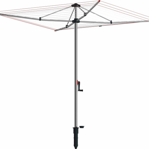 Vileda Vileda Supadry Hoist Rotary Dryer, Silver, 60m