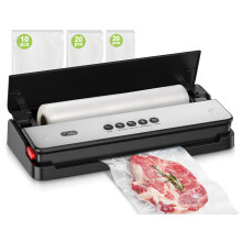 Bonsenkitchen Vacuum Sealer Machine, Multi-Functional, Globefish Technology for High-Speed Continuous Working, Food Vacuum Sealer with 50pcs Vacuum