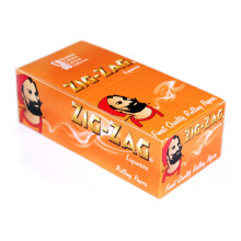 ZIG-ZAG LIQUORICE flavour GUMMED Rolling Paper box of 50