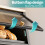 Urackify Two-Layer Large Bread Box, Bread Bins for Kitchen, Black Bread Bin with Stiped Window Door Pancel, Bread Storage with Wood Handle, kitchen 2