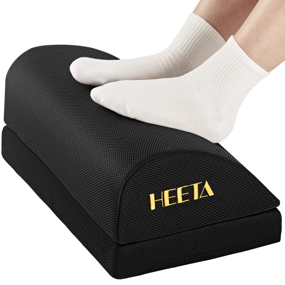 Photos - Other Furniture HEETA Foot Rest Under Desk, Ergonomic Footrest Adjustable 2 Optional Height Desk Foot Rest Memory Foam Non-Slip Foot Stool f
