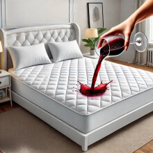 PLANETOID Quilted Waterproof Mattress Protector King Size with Extra Deep Fitted Sheet protects against Anti Allergy perfect Breathable Mattress bed