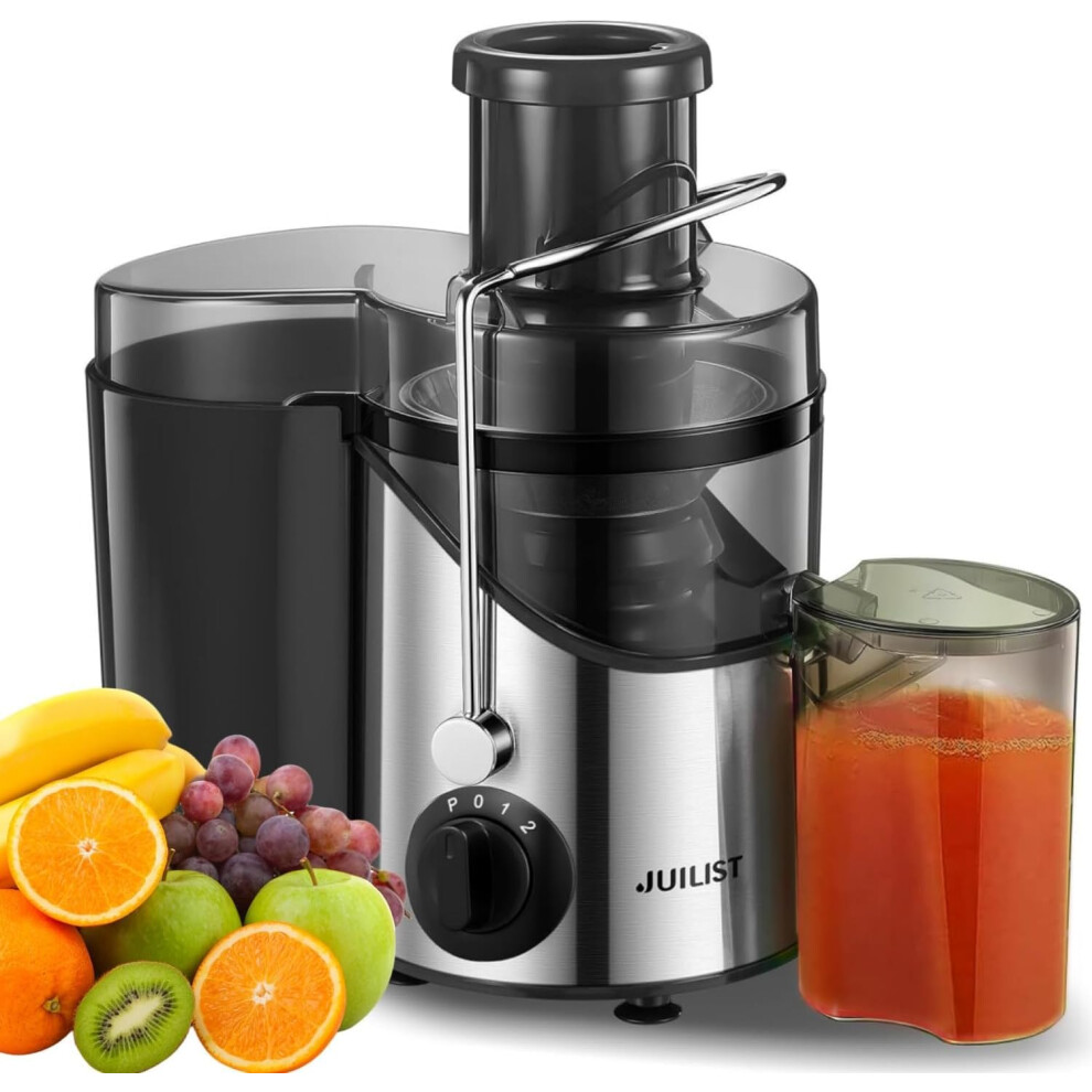 Juilist Juicer Machines, Centrifugal Juicers Whole Fruit and Vegetable with 3 Speed Setting, Big Mouth Large 65MM Feed Chute Juice Extractor Machine,-image-OPC-PK52FQB-NEW