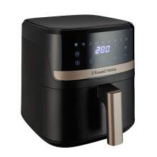 Russell Hobbs Air Fryer [4.3L, Max 200?, 1300W] (9 Programs, Oil Free Cooking, Rapid Air Technology, Touchscreen, Auto Shut-Off, Keep warm, Roast,