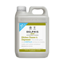 Delphis Eco Heavy Duty Degreaser - Plant-based, Vegan Degreaser Cleaning Spray, Free from Fragrances, Dyes and Petroleum Solvents, 2 Litres, White