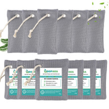 Activated Bamboo Charcoal Air Purifying Bags, Nature Fresh Air Purifier Bags,12 Pack Odor Eliminator, Activated Charcoal Odour Absorber for Room,