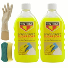 2 X Sugar Soap Liquid Concentrate Cleaner, 500ml, Powerful Cleaner for Paintwork and Household Use, Ideal Sugar Soap for Walls and Cleaning, Includes