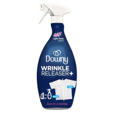 Downy Wrinkle Releaser Fabric Refresher Spray, Odor Eliminator, Ironing Aid and Anti Static Spray, Light Fresh Scent, 33.8 Fl Oz