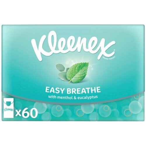 Kleenex Kleenex Easy Breathe Pocket Pack Tissues, 60 Pocket Packs