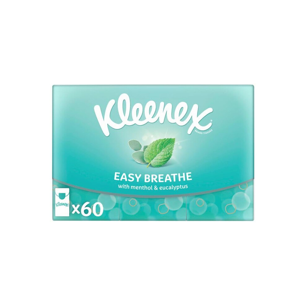 Kleenex Easy Breathe Pocket Pack Tissues, 60 Pocket Packs