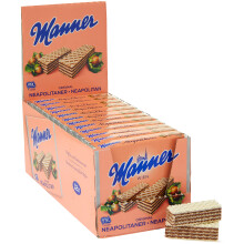 manner Original Neapolitaner Wafers 75 g, Nuts (Pack of 12) 900 gram
