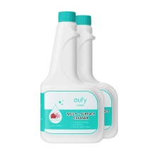 eufy RoboVac Hard Floor Cleaning Solution (2 Bottles), Compatible with X10 Pro Omni, C20 Omni, X9 Pro, X8 Pro Series, L60 Hybrid Series, 16 fl oz /