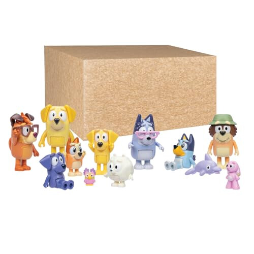 Bluey Bluey The Super Fan Set, Includes Twelve 2-2.5 Inch Figures 2